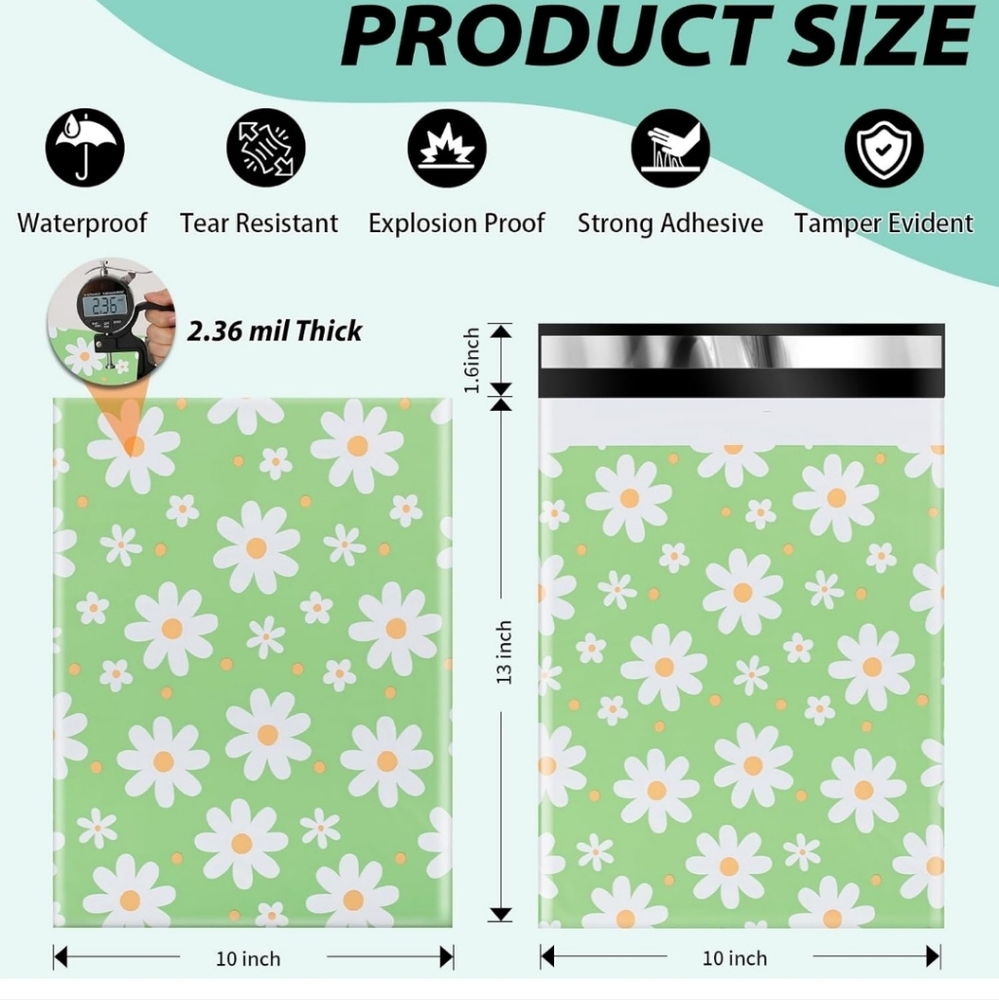 15 ct Chrysanthemum polymailers